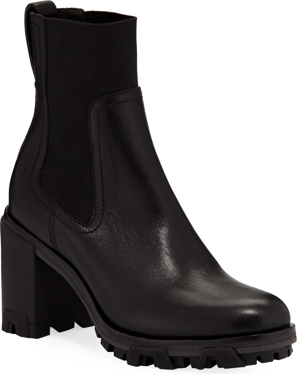 Rag & Bone Shiloh High Gored Booties  Black