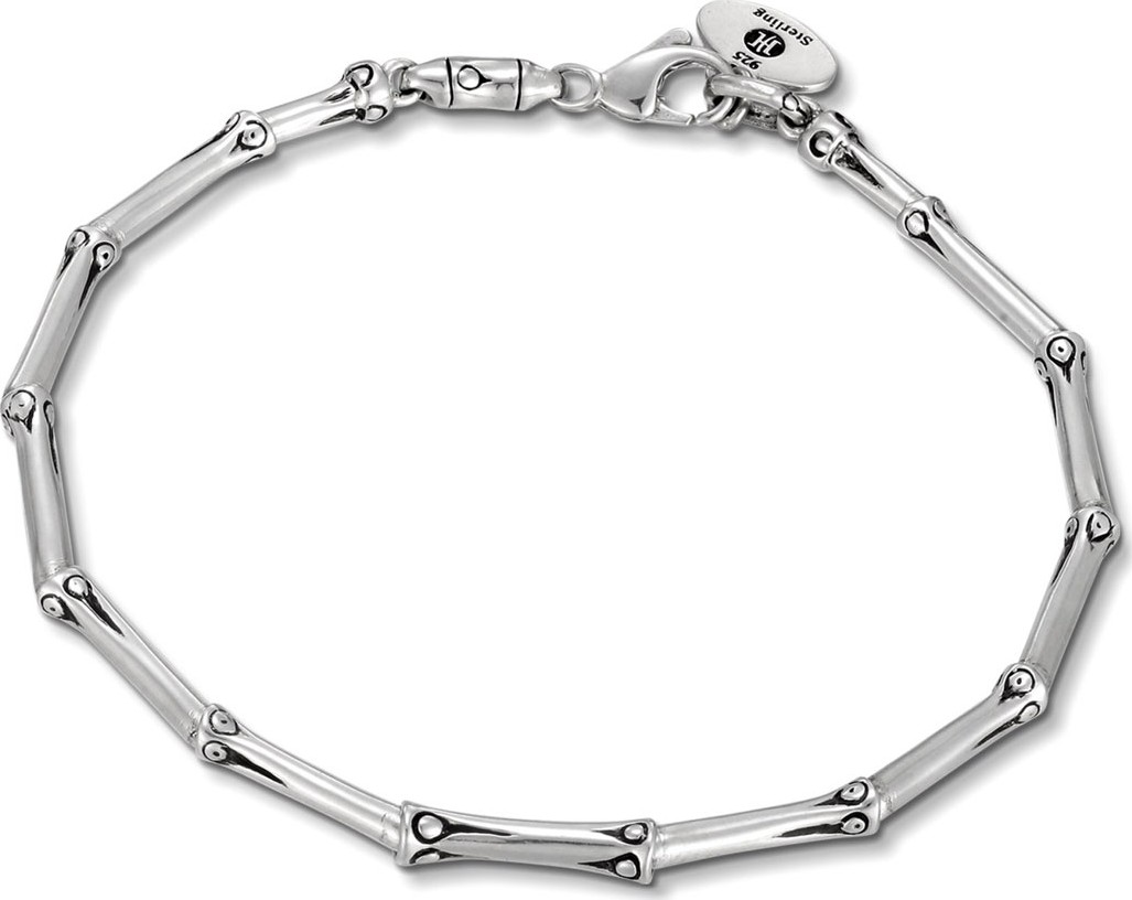 John Hardy Bamboo Slim Link Bracelet in Sterling Silver