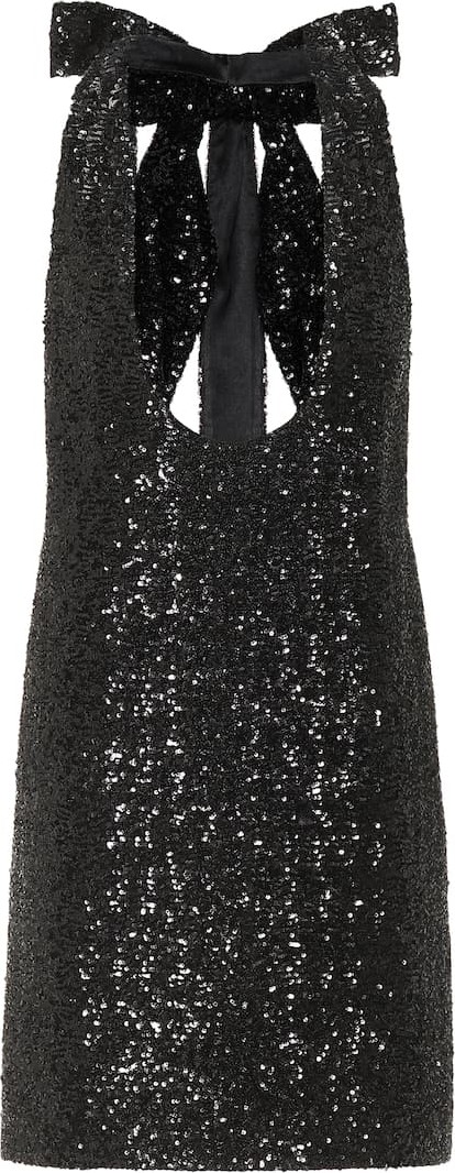 Saint Laurent Sequined minidress