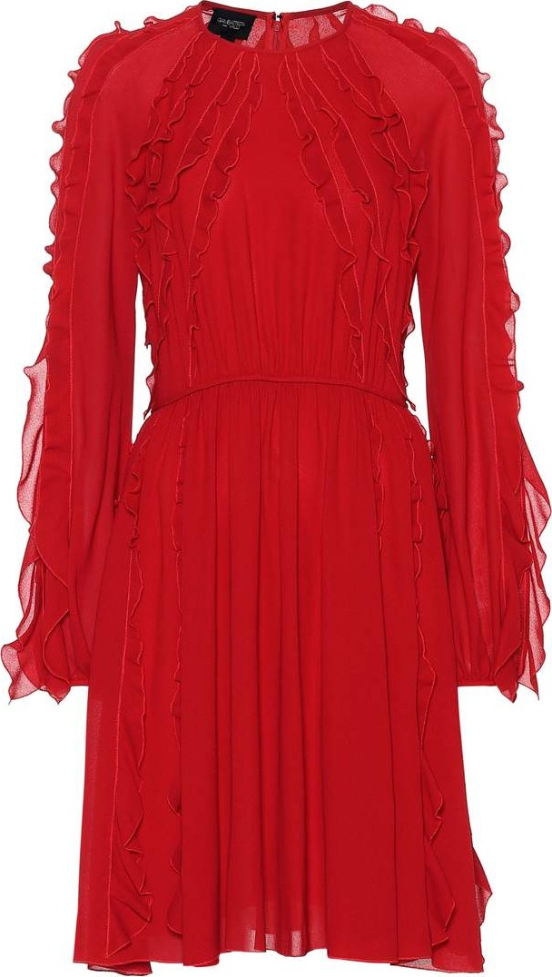 Giambattista Valli Ruffled crêpe minidress