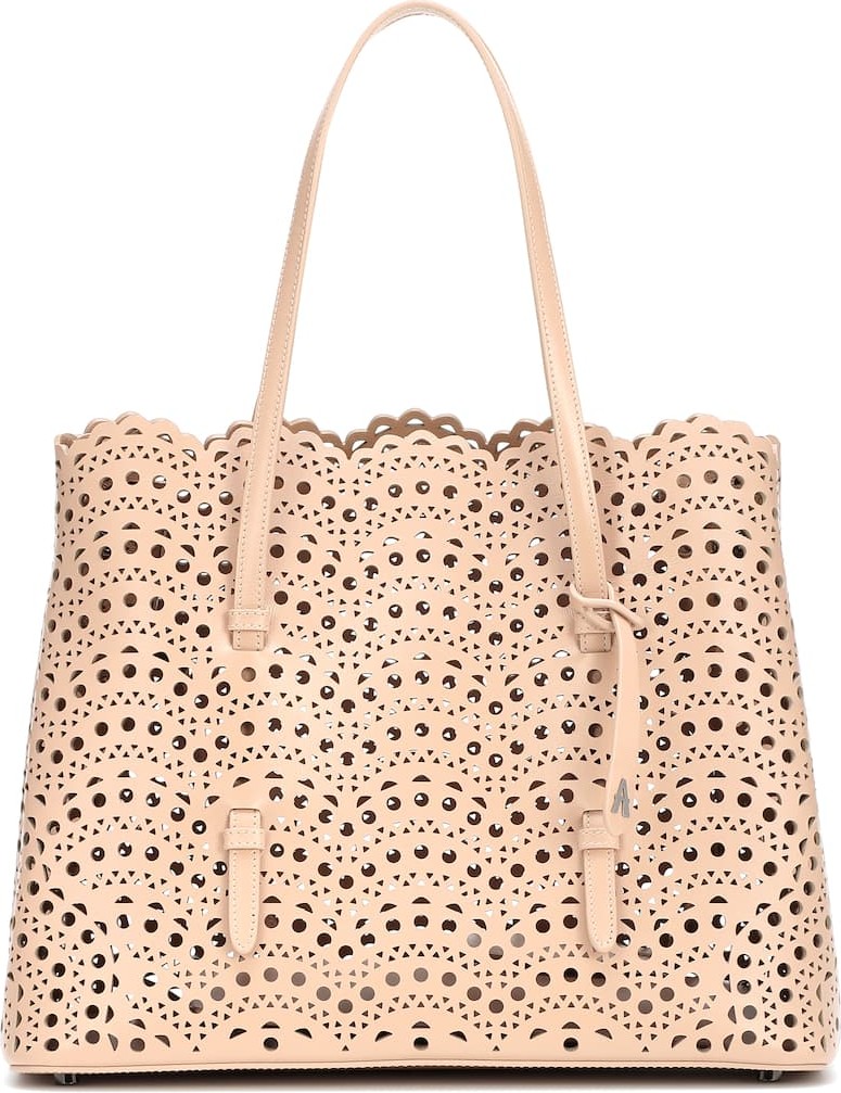 Alaïa Mina Medium leather tote