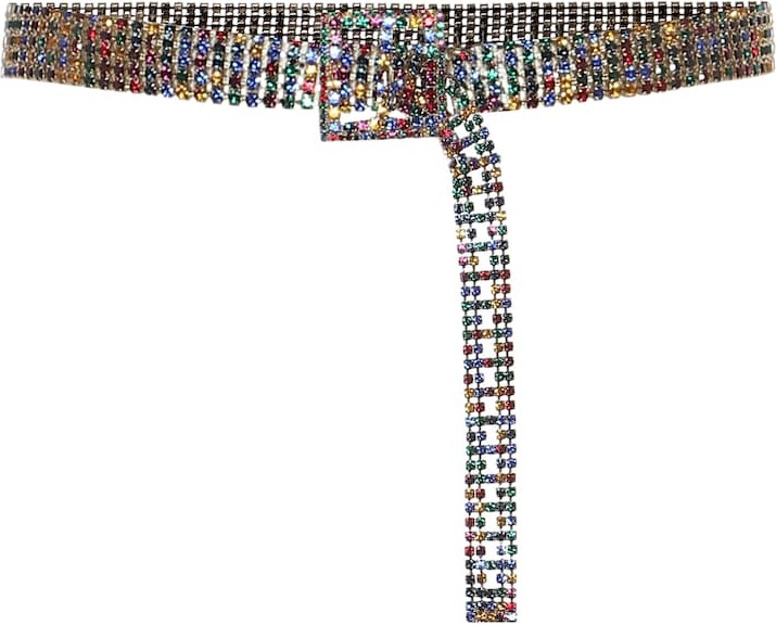 Veronica Beard Orion crystal-embellished belt