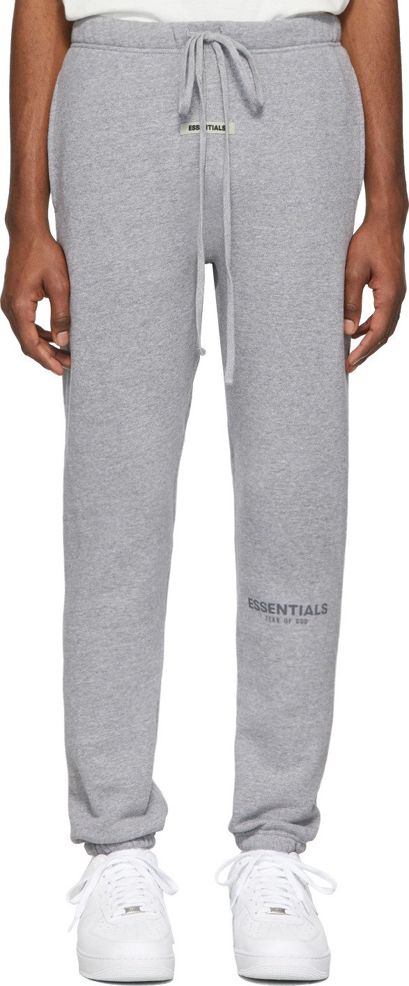 Essentials Grey Reflective Lounge Pants