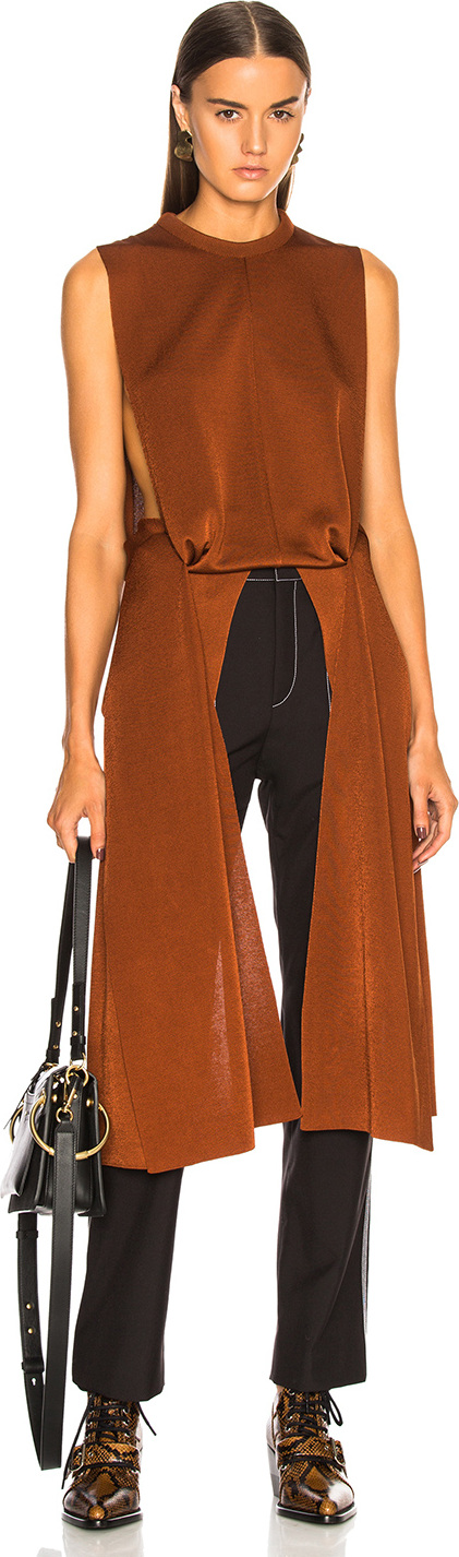 Chloe Sleeveless Draped Tunic