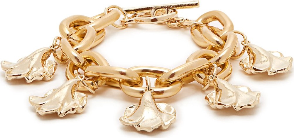 Vanda Jacintho Flower-charm chain bracelet