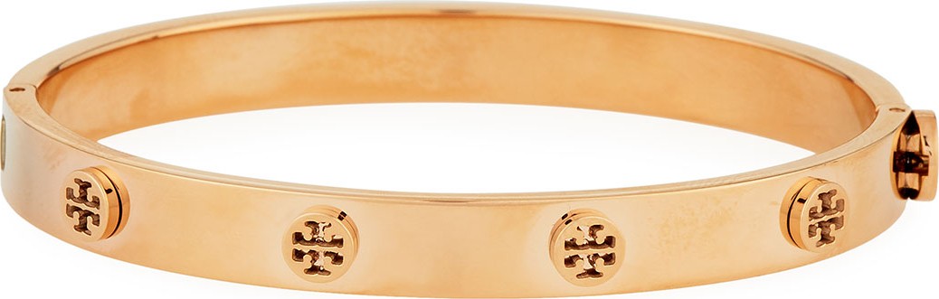 Tory Burch Logo Stud Hinge Bracelet