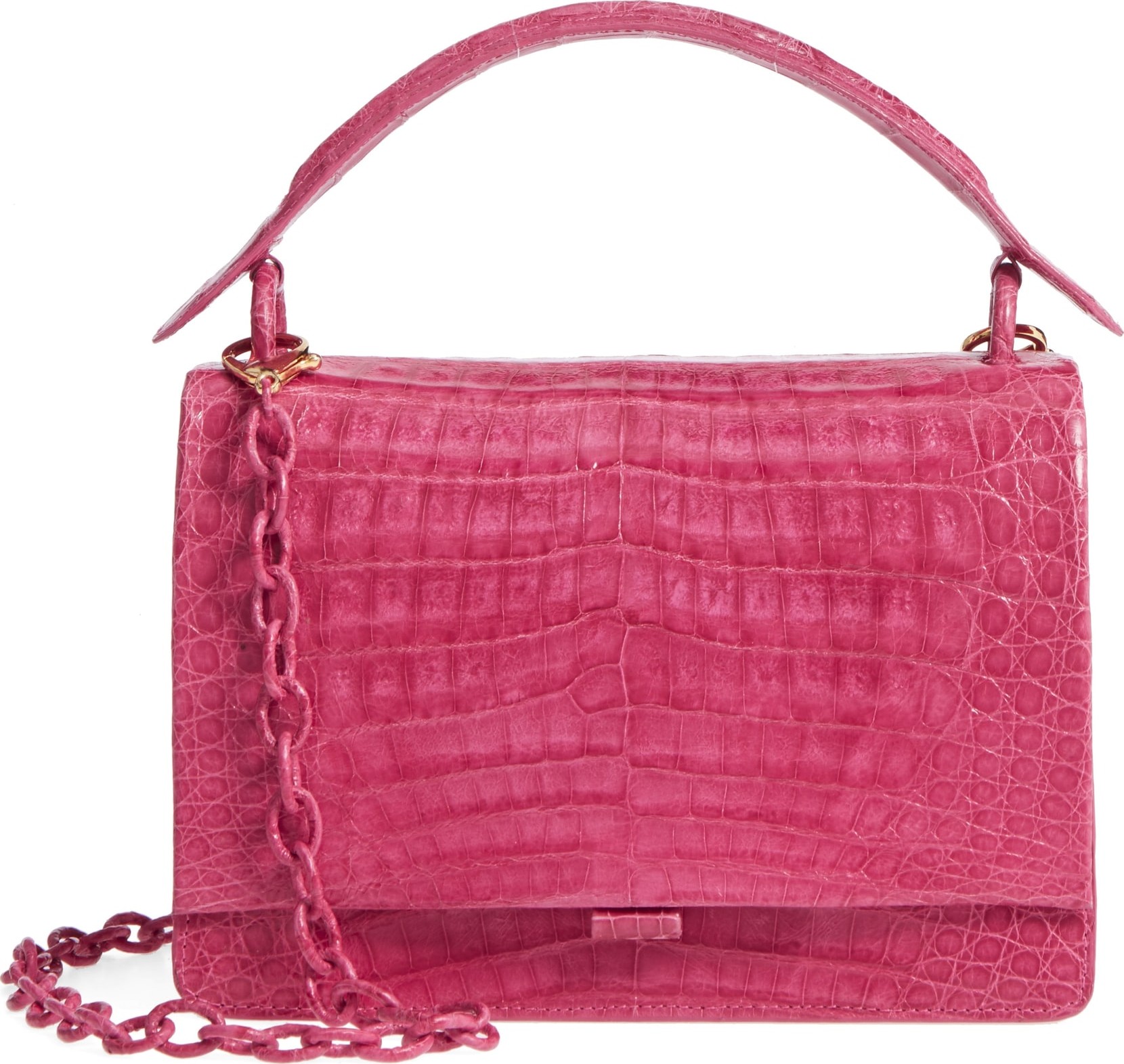 Nancy Gonzalez Divino Genuine Crocodile Top Handle Bag