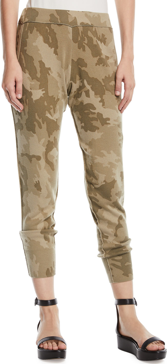 ATM Anthony Thomas Melillo Camo-Print Cotton Jogger Pants