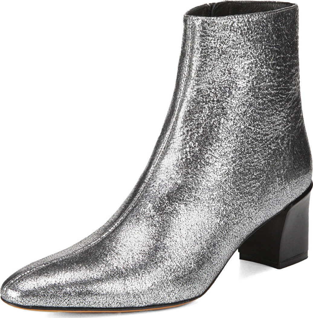 Vince Lanica 55mm Metallic Leather Booties
