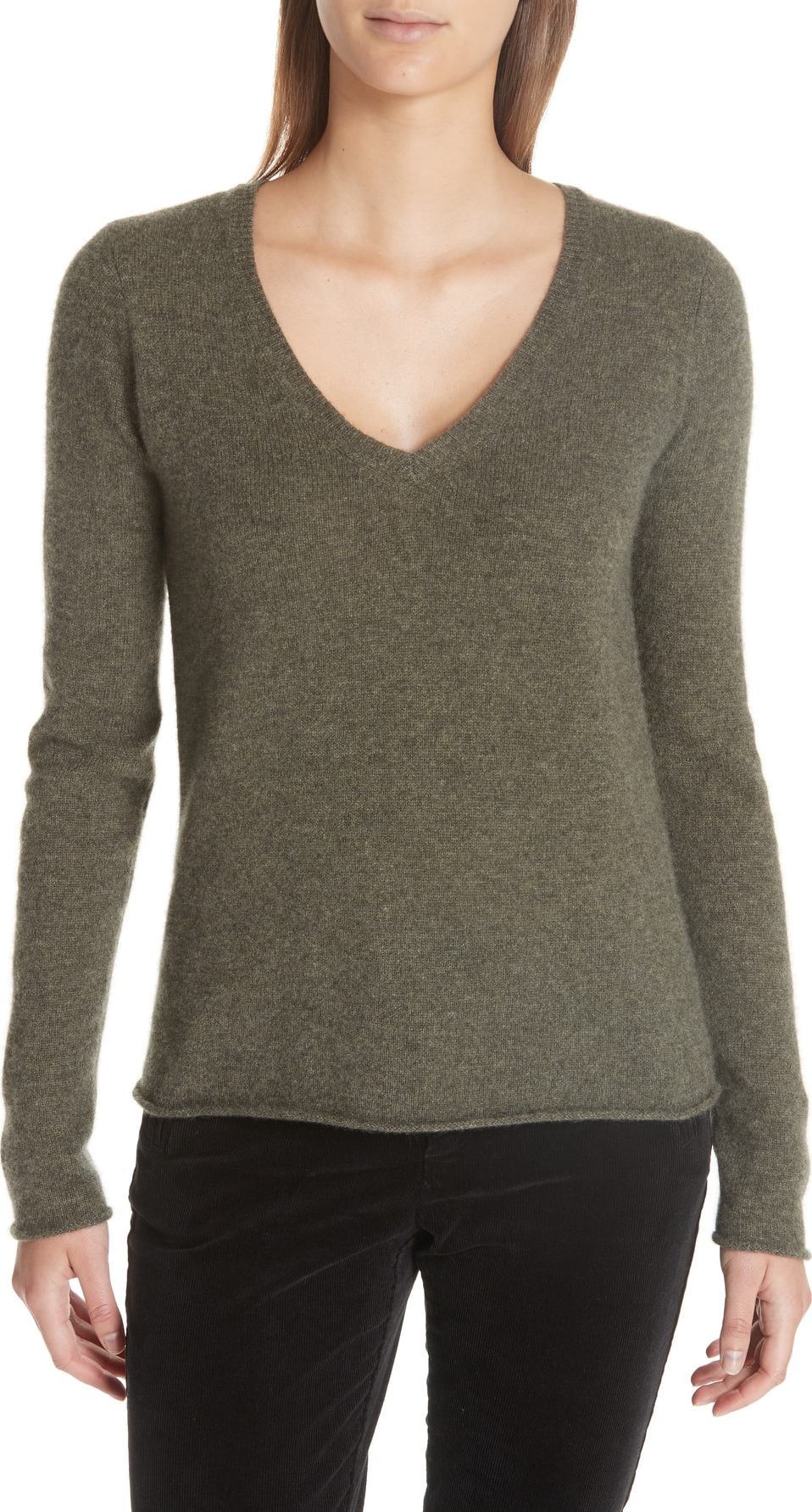 ATM Anthony Thomas Melillo Cashmere V-Neck Sweater