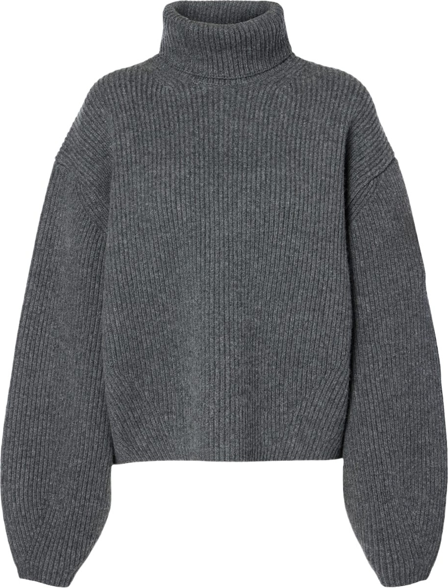 Totême - Ribbed-knit wool-blend turtleneck sweater
