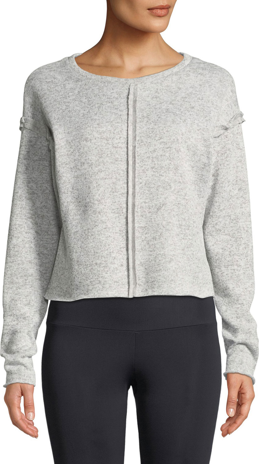 ONZIE Raw-Seam Crewneck Sweatshirt