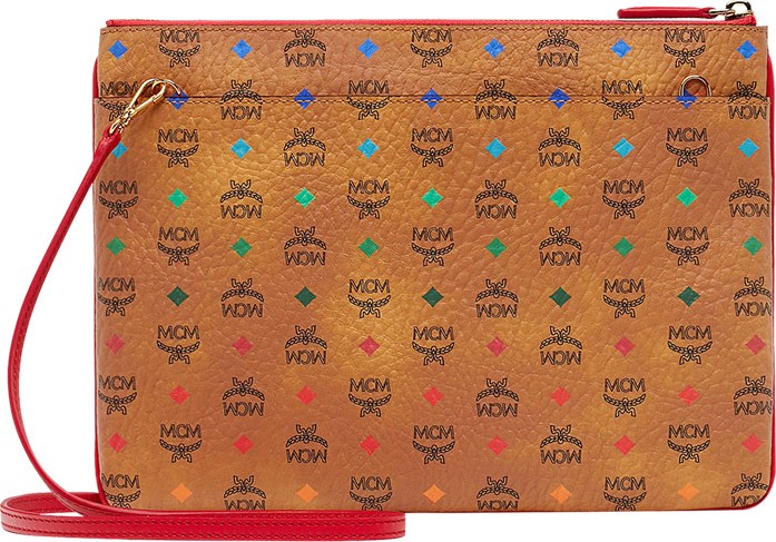 MCM Spektrum Visetos Mini Pouch Clutch Bag