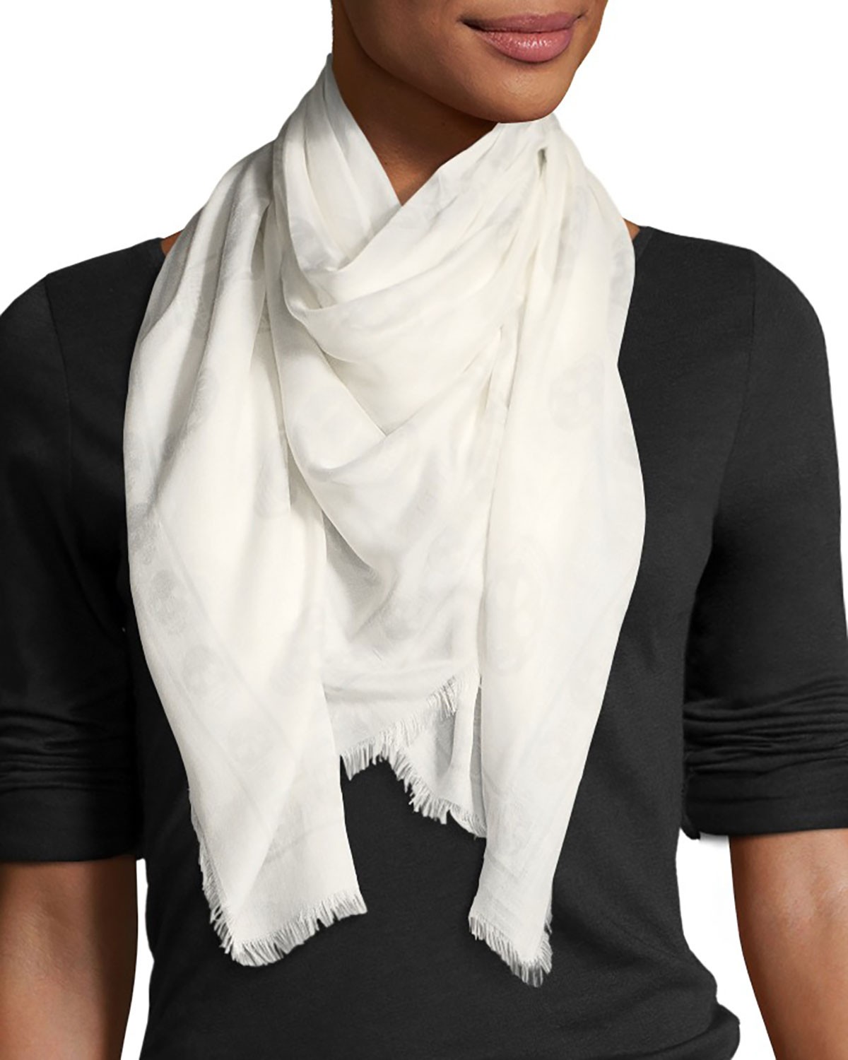 Alexander McQueen Skull Modal-Silk Scarf