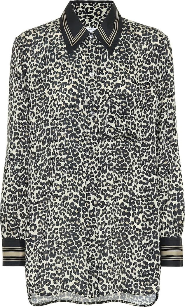 Equipment Bradner printed shirt