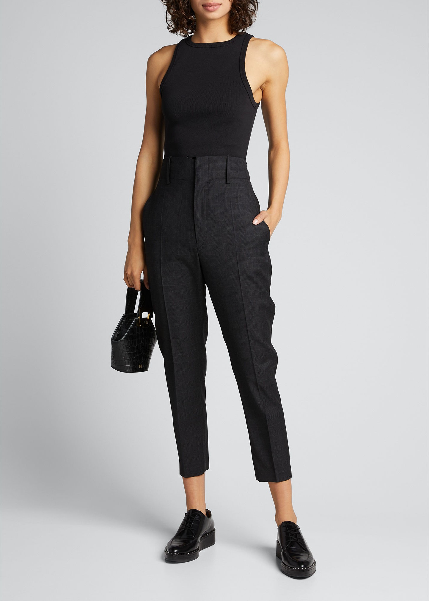 Agolde High-Neck Rib Tank