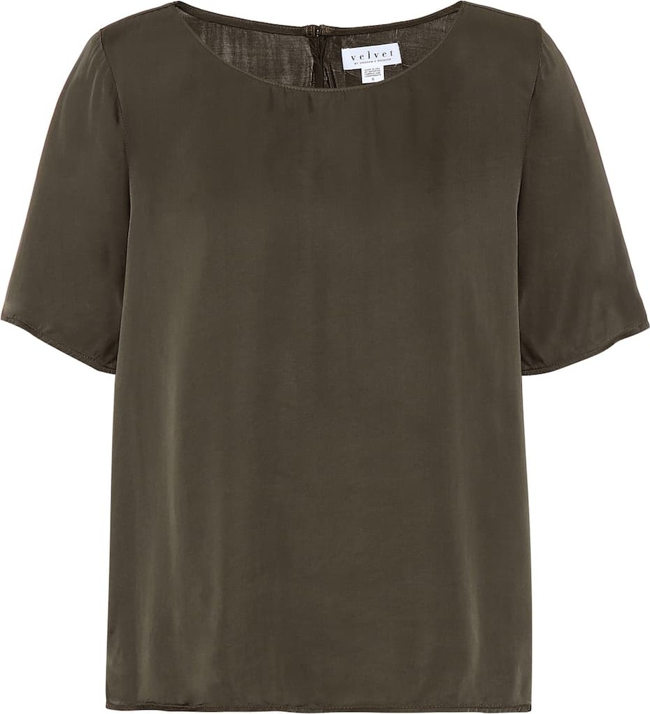 Velvet By Graham & Spencer Bella satin top