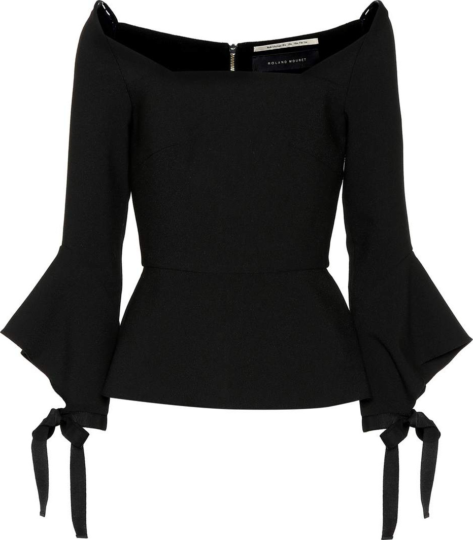 Roland Mouret Holden crêpe top