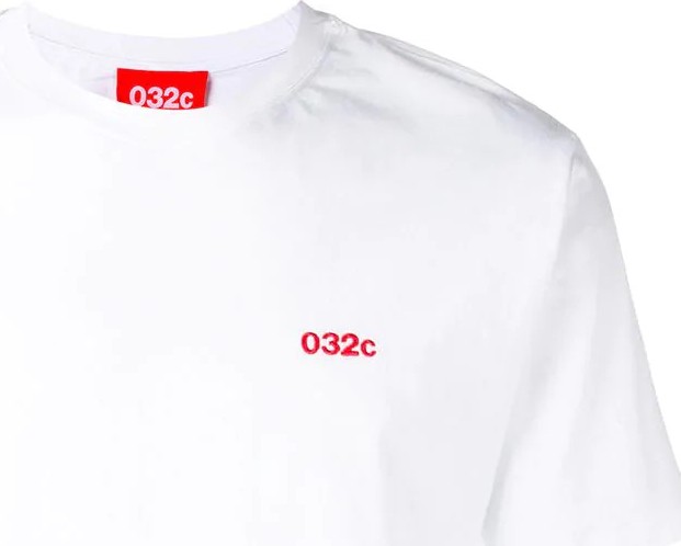 032c embroidered logo T-shirt
