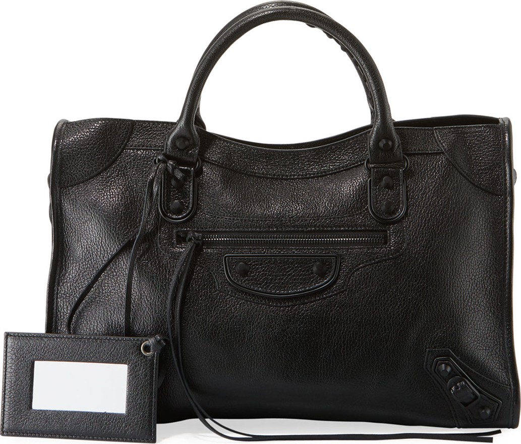 Balenciaga Metallic Edge City with Blac