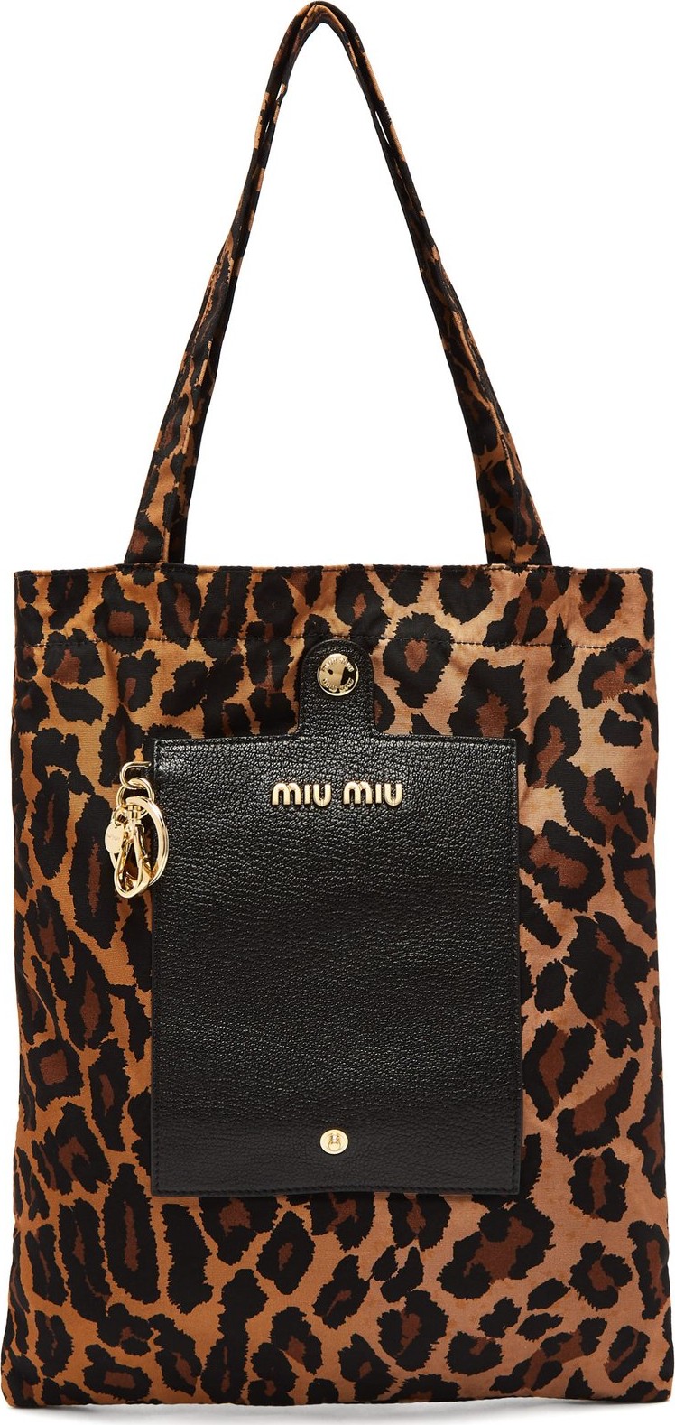 Miu Miu Leopard-print foldaway tote