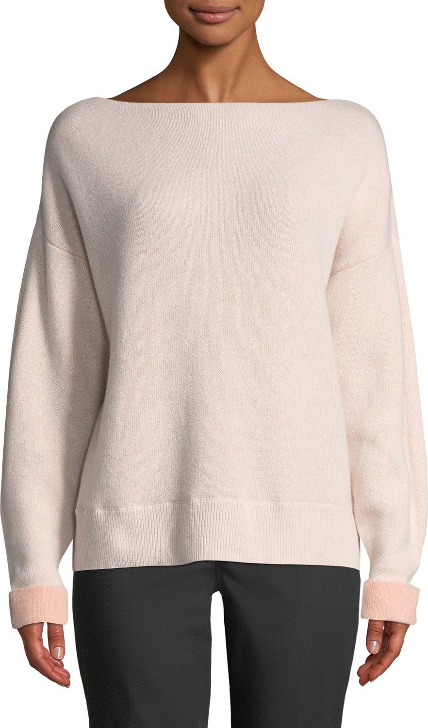 Club Monaco Donah Boat-Neck Cashmere Pullover Sweater