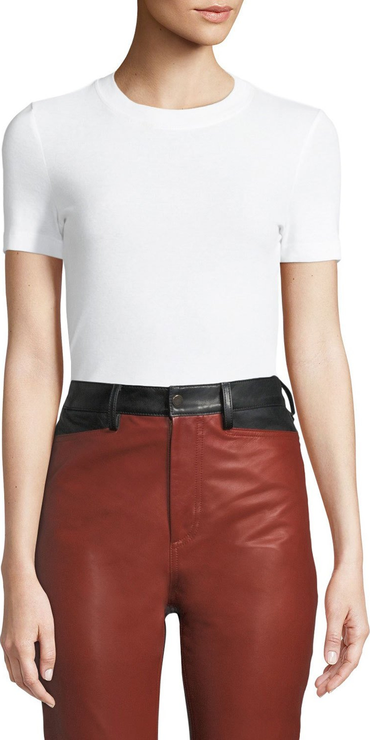 Rosetta Getty Crewneck Short-Sleeve Classic Slim-Fit T-Shirt