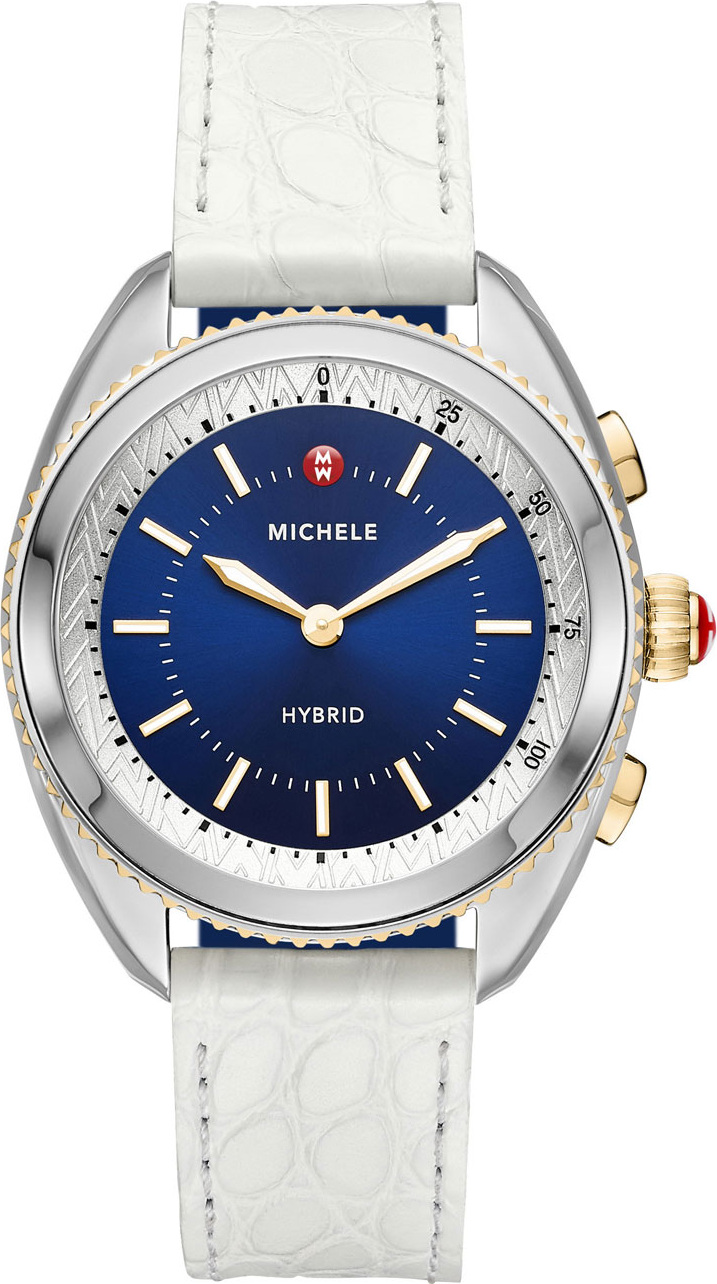 MICHELE 38mm Two-Tone Hybrid Smartwatch