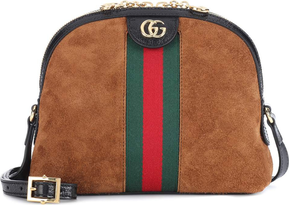Gucci Ophidia suede crossbody bag