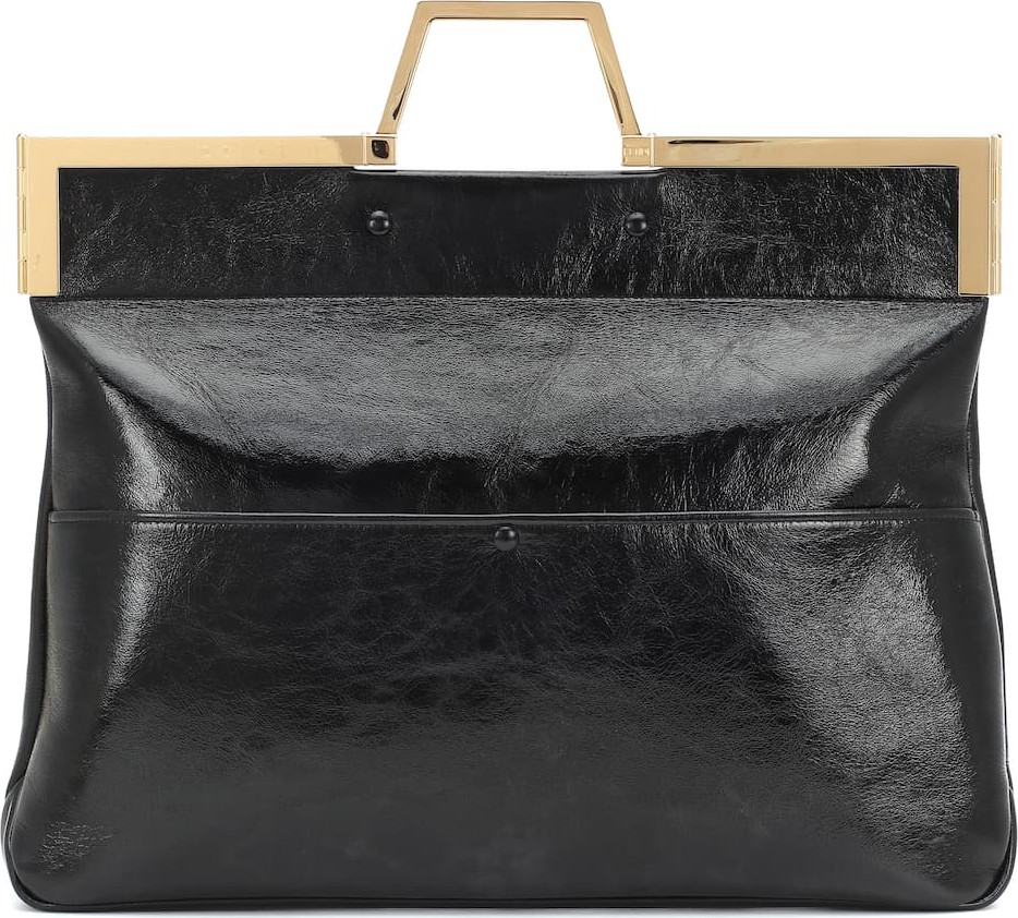 Fendi Large leather tote