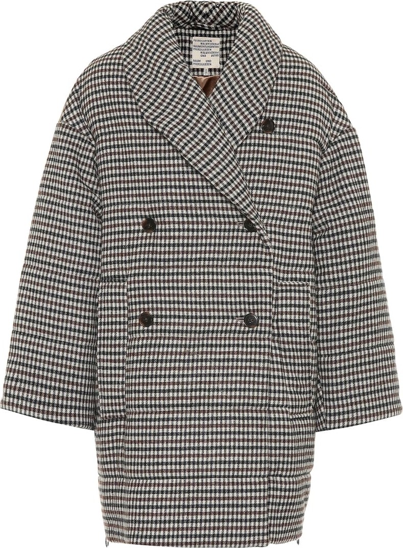 Baum und Pferdgarten Diri checked puffer coat