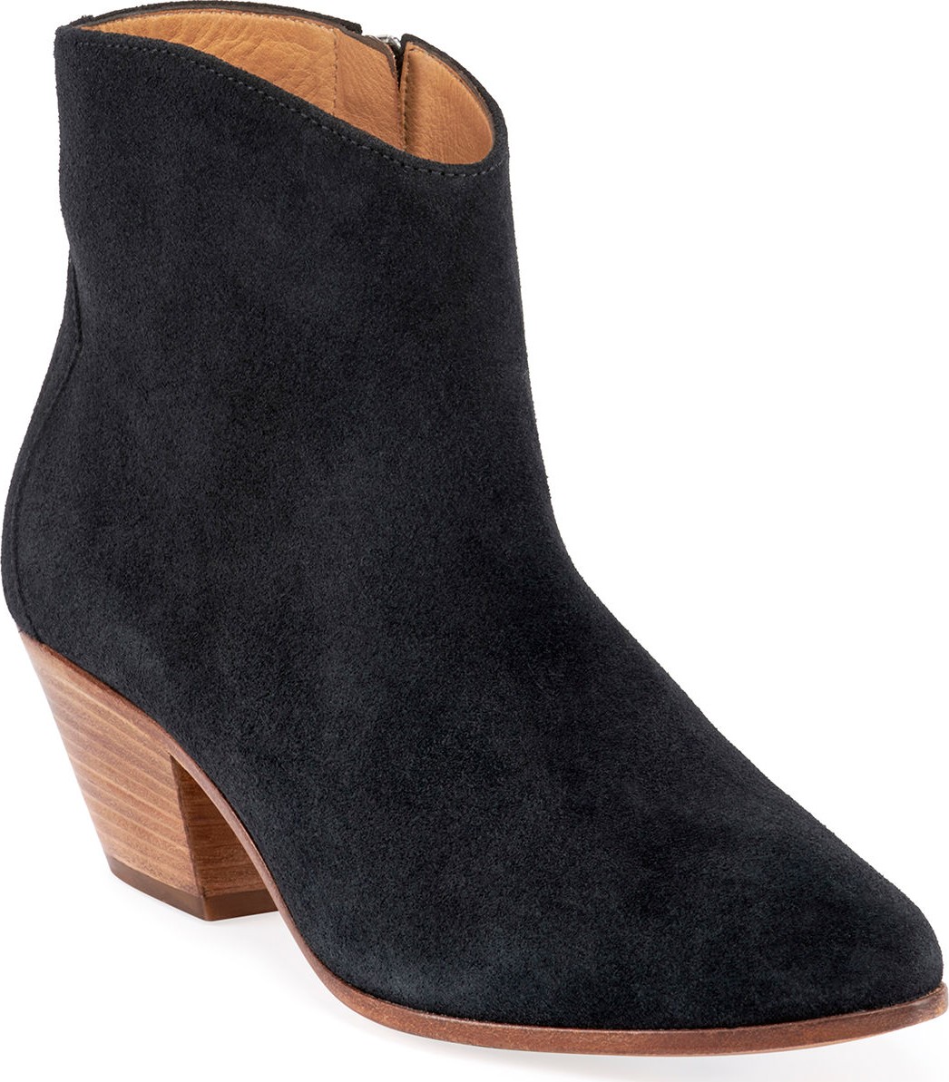 Isabel Marant Dacken Suede Ankle Booties