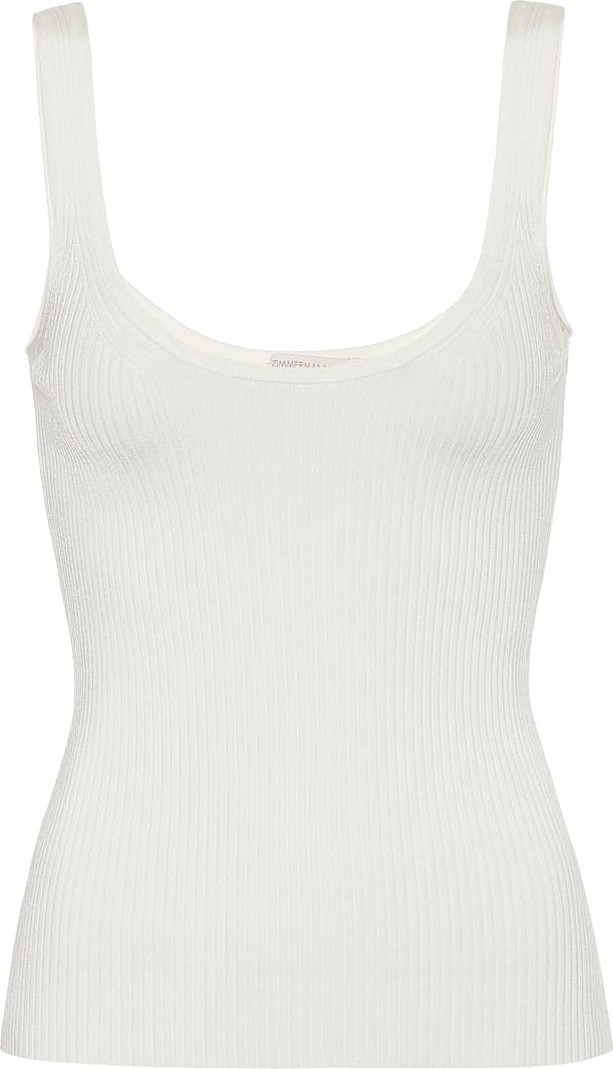 Zimmermann Wavelength ribbed-knit tank top