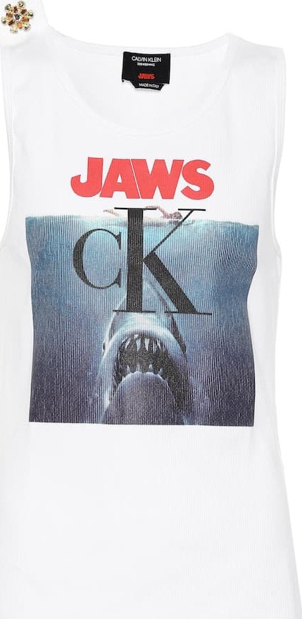Calvin Klein 205W39NYC Crystal-embellished tank top