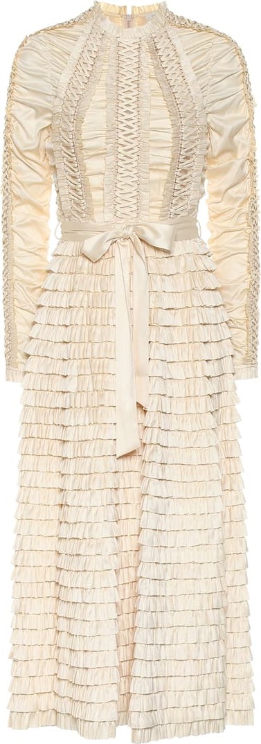 Zimmermann Espionage stretch-silk dress