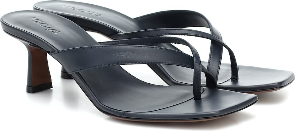 Neous Florae leather sandals