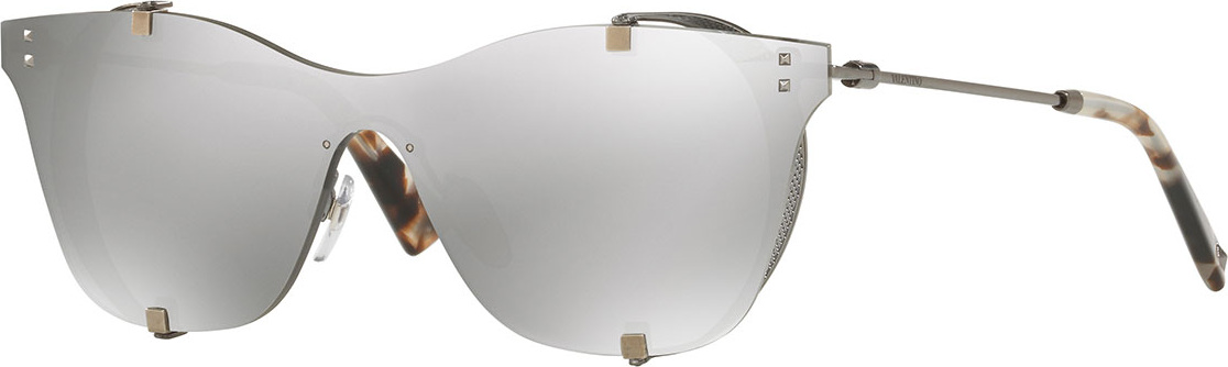 Valentino Square Side-Blinder Sunglasses
