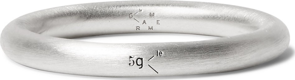 Le Gramme Le 5 Brushed Sterling Silver Ring