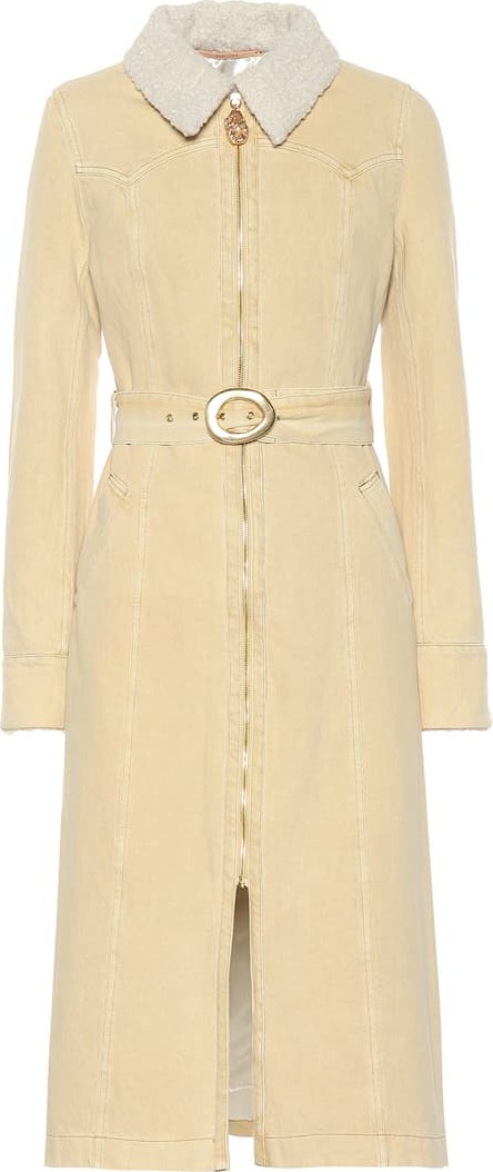 Nanushka Seeker cotton coat