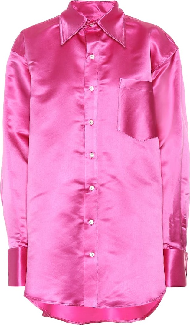 Matthew Adams Dolan Oversized silk shirt