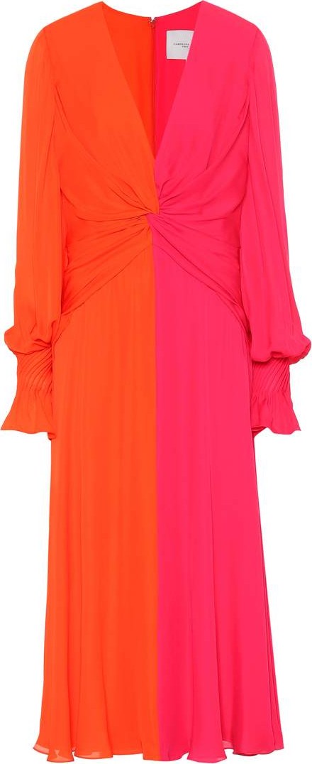 Carolina Herrera Silk midi dress