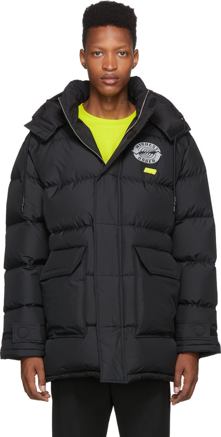 McQ - Alexander McQueen Black Down Polar Coat
