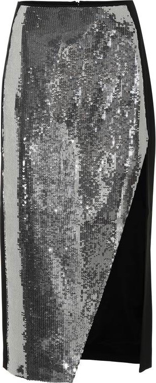 David Koma Sequined midi skirt