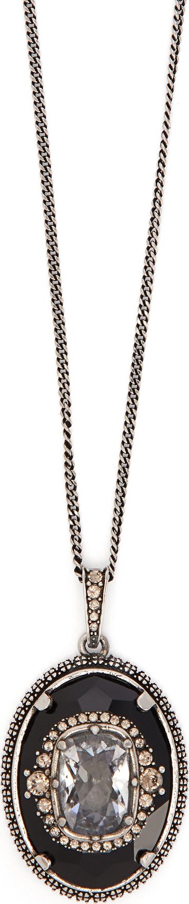 Alexander McQueen Crystal pendant necklace