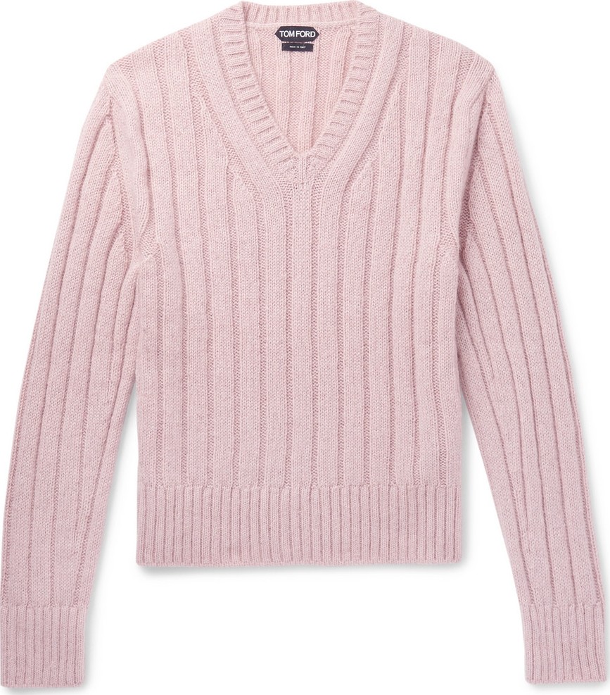 TOM FORD Slim-Fit Ribbed Wool-Blend Sweater