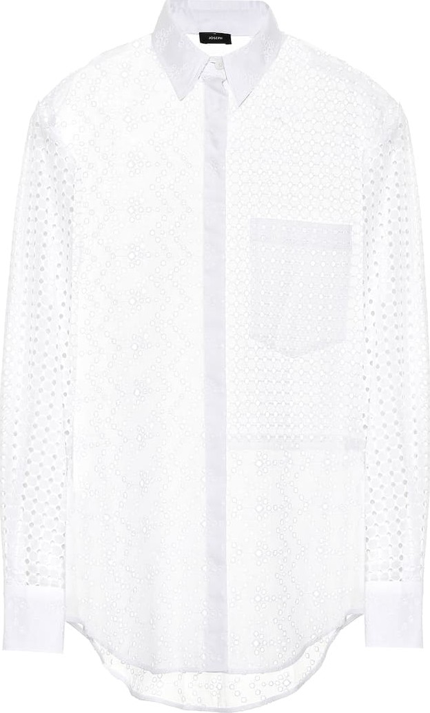 Joseph Gibson cotton-blend shirt