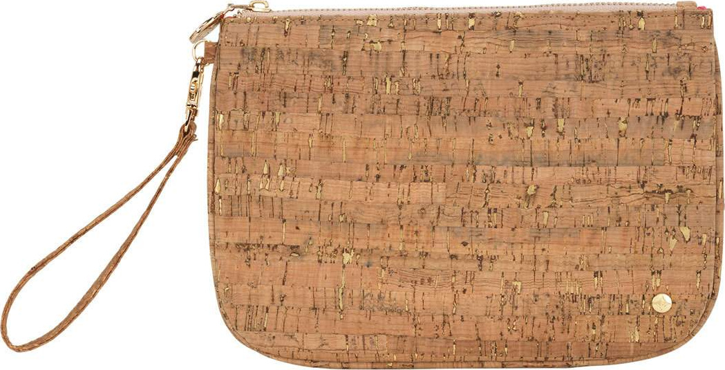 Stephanie Johnson Madeira Cork Large Flat Wristlet
