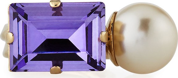 Dries Van Noten Large Stone Ring