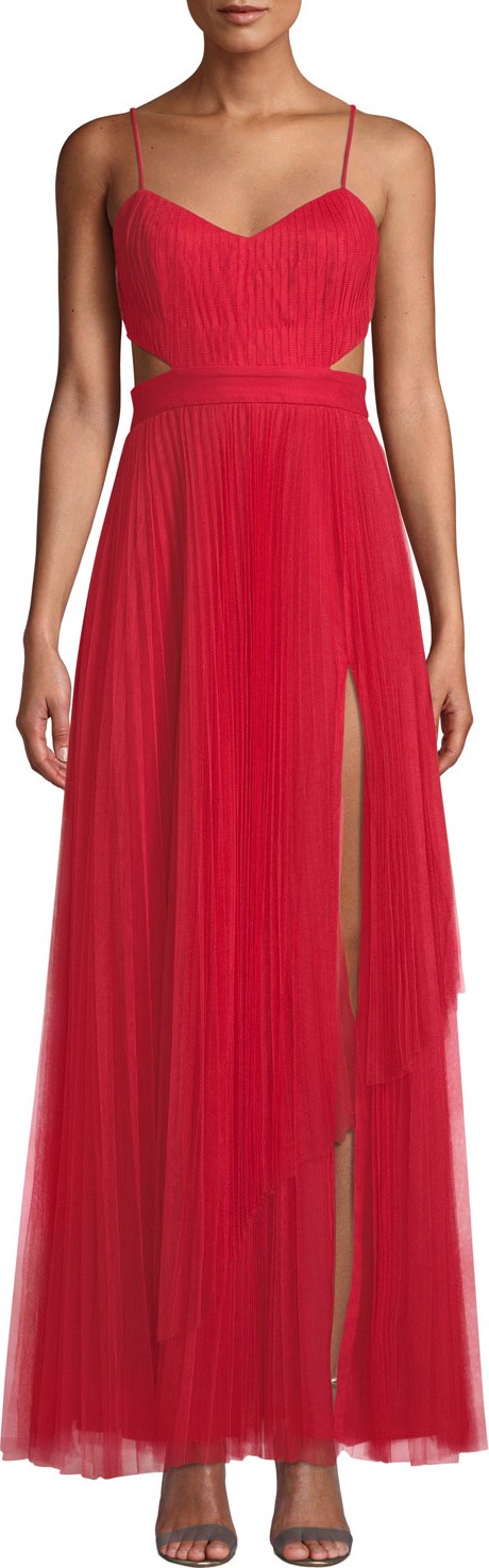 Fame and Partners The Dakota Cutout Tulle Dress