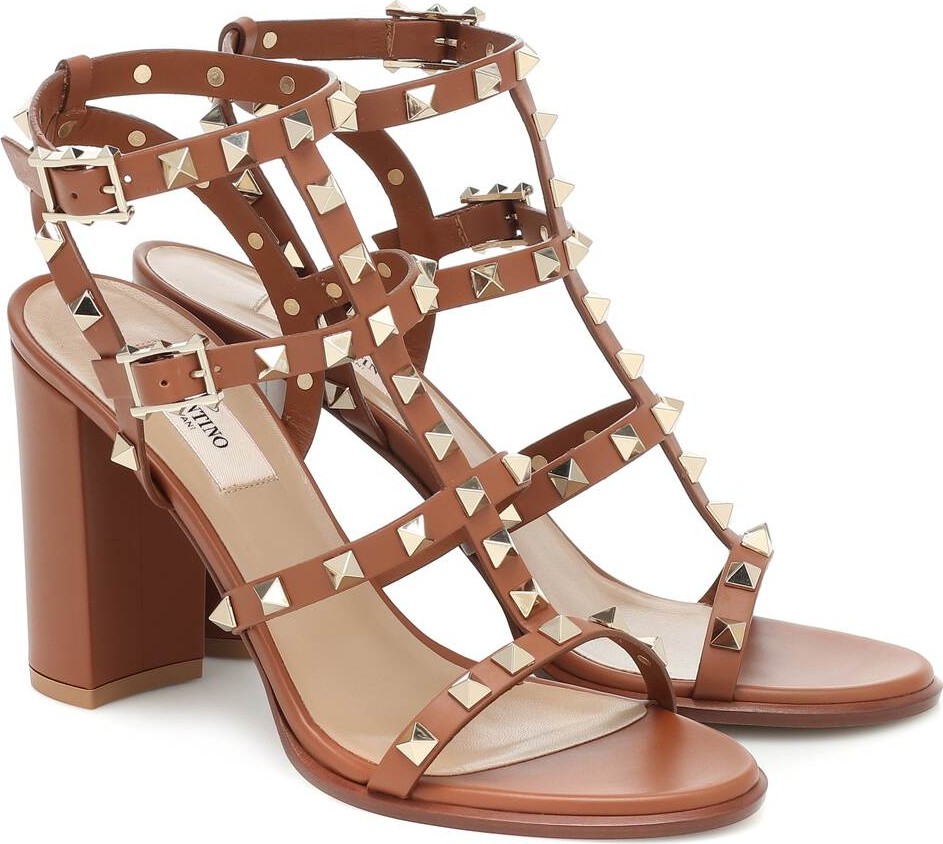 Valentino Rockstud leather sandals